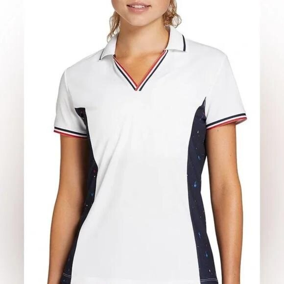 NWT Walter Hagen Women's Americana Golf Polo - Picture 2 of 8